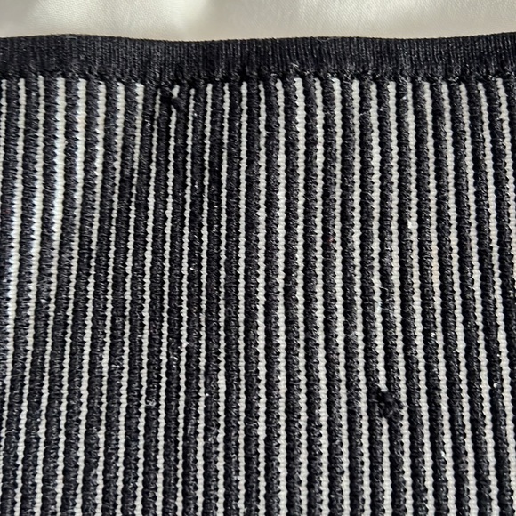Black and white striped BABATON TUBE TOP - Picture 2 of 3
